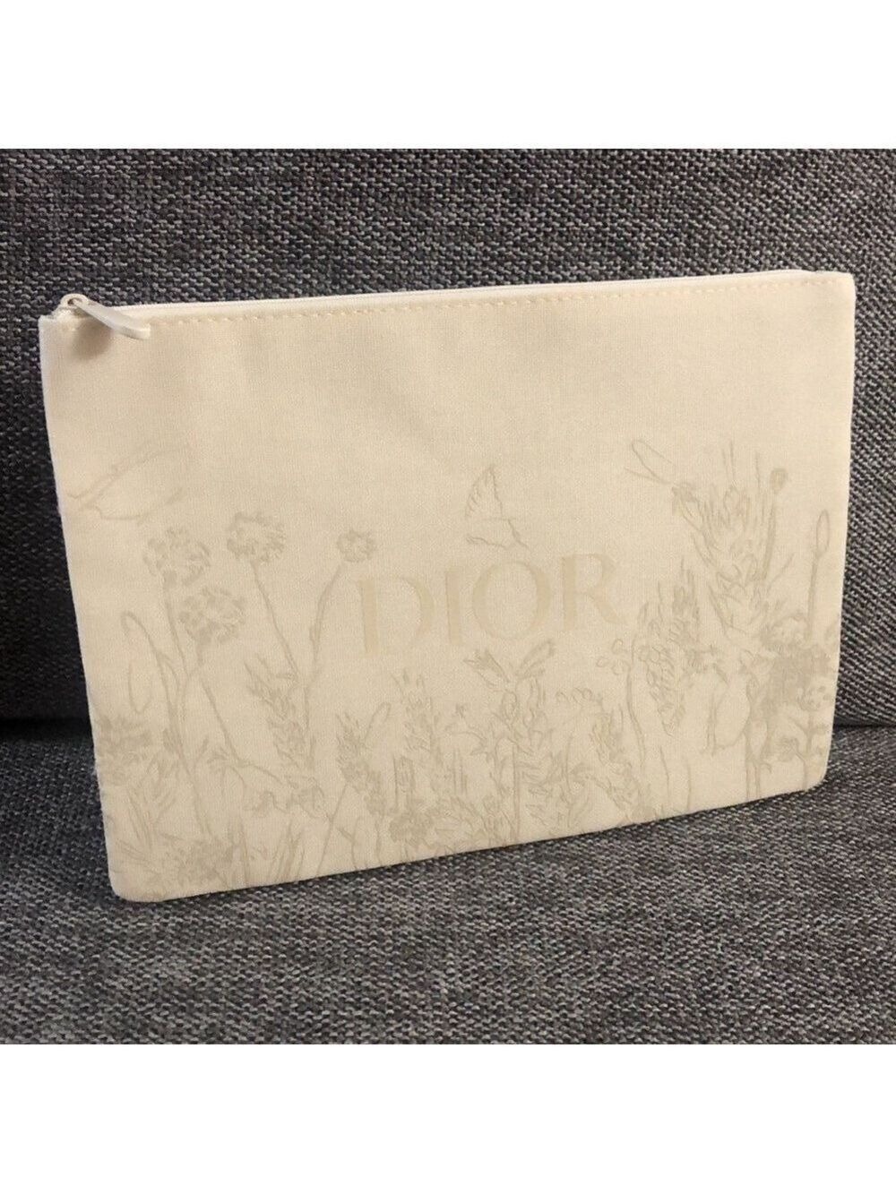 DIOR Beauty Makeup Bag Pouch Floral Flat Medium Authentic Luxury Gift